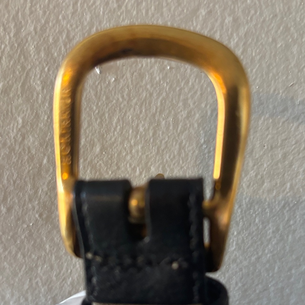 H C Kirk Jr Elegant Black and Gold Men's Bag